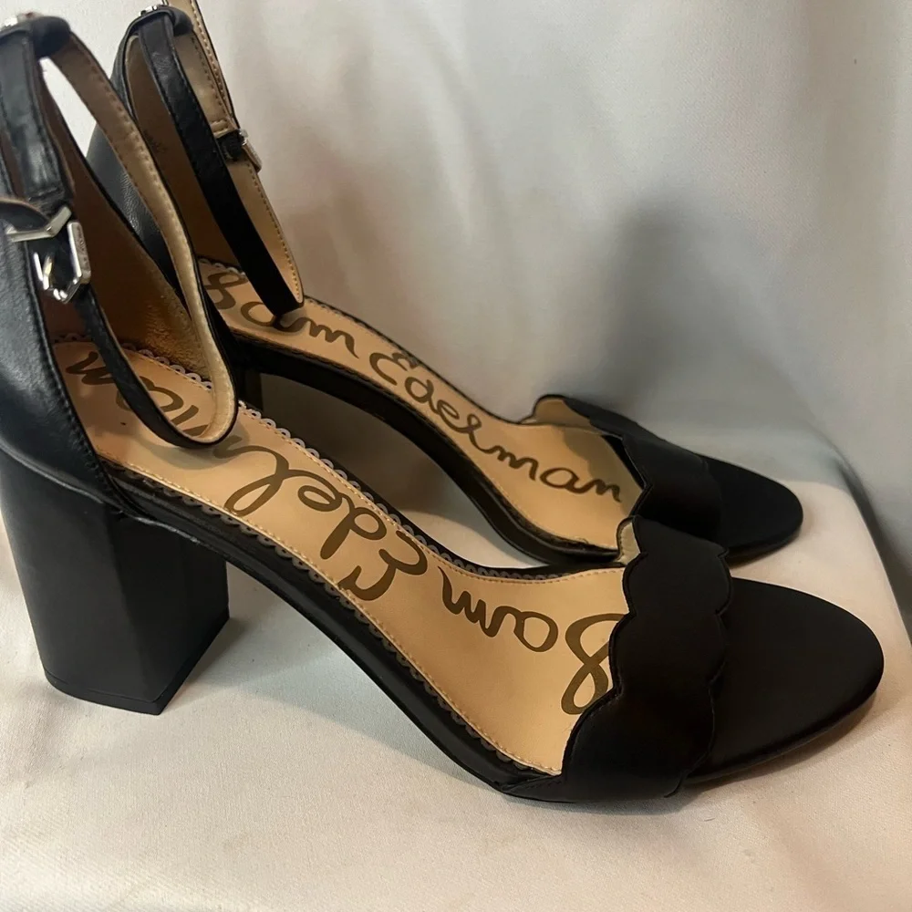 Sam Edelman New Black High Heel Slingback Pumps - Picture 3 of 6